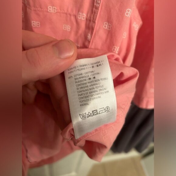 Balenciaga BB Printed Cotton Poplin Shirt - Picture 5 of 8